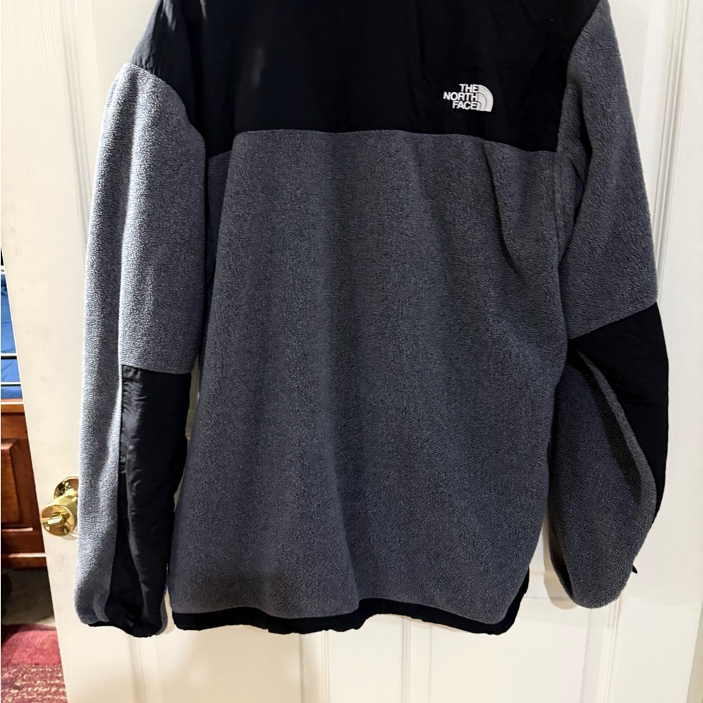 The North Face Charcoal and Black Fleece Jacket